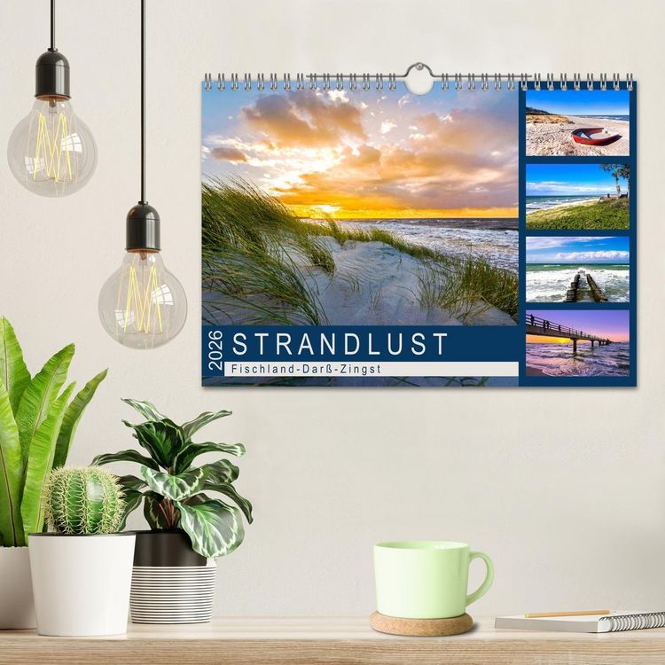 Produktbild: STRANDLUST: Fischland-Dar&szlig;-Zingst (Wandkalender 2026 DIN A4 quer), CALVENDO Monatskalender