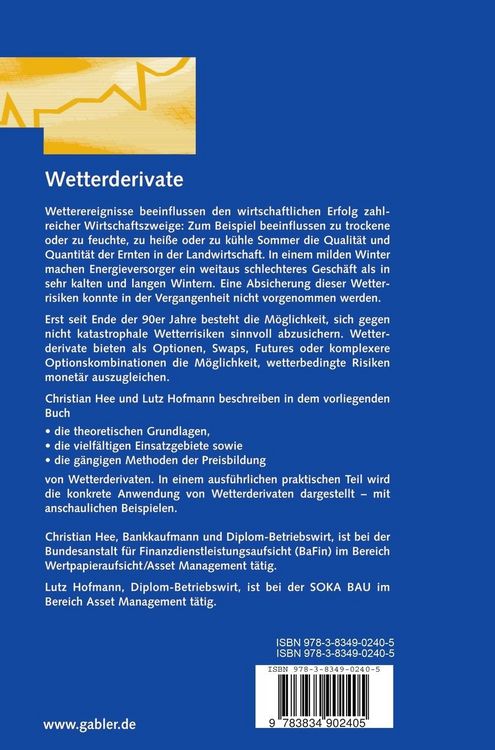 Produktbild: Wetterderivate