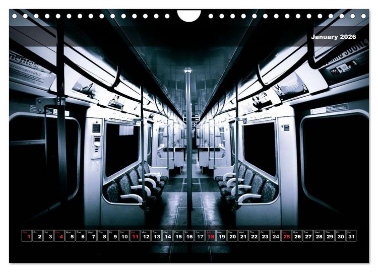 Produktbild: London Underground 2026 (Wall Calendar 2026 DIN A4 landscape), CALVENDO 12 Month Wall Calendar