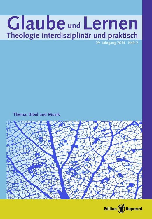 Produktbild: Glaube und Lernen 2/2014 - Einzelkapitel