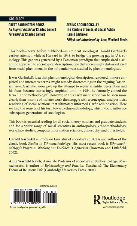 Produktbild: Seeing Sociologically