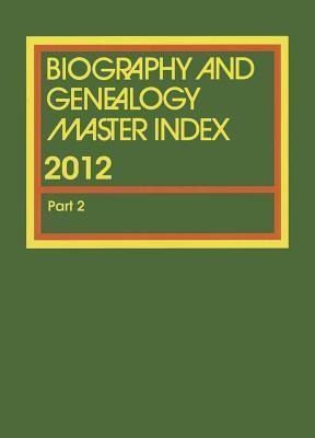 Produktbild: Biography and Genealogy Master Index Supplement 2012