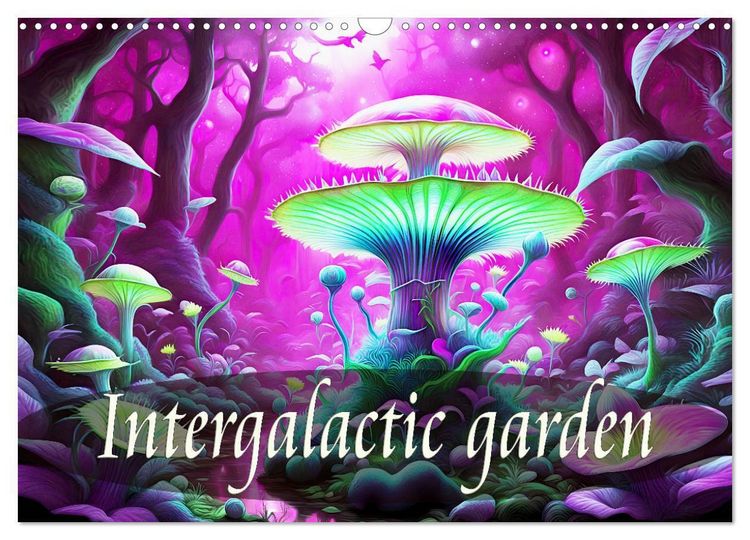 Produktbild: Intergalactic garden (Wall Calendar 2026 DIN A3 landscape), CALVENDO 12 Month Wall Calendar