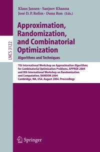 Produktbild: Approximation, Randomization and Combinatorial Optimization. Algorithms and Techniques
