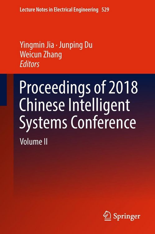 Produktbild: Proceedings of 2018 Chinese Intelligent Systems Conference