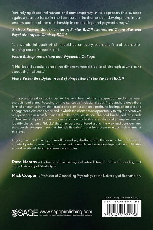 Produktbild: Working at Relational Depth in Counselling and Psychotherapy