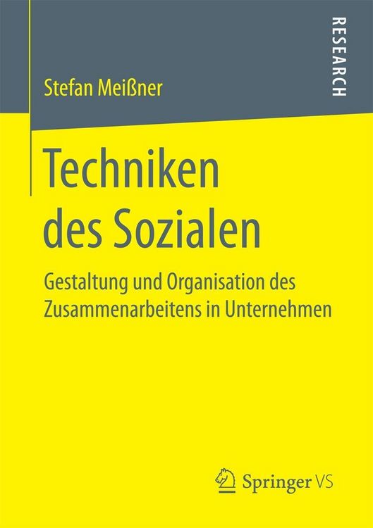 Produktbild: Techniken des Sozialen