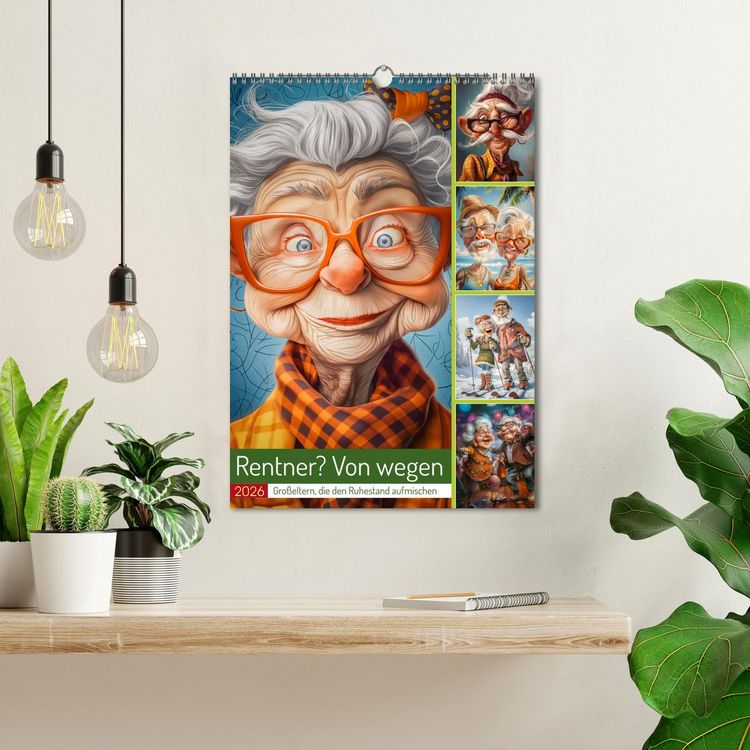 Produktbild: Rentner? Von wegen (Wandkalender 2026 DIN A3 hoch), CALVENDO Monatskalender