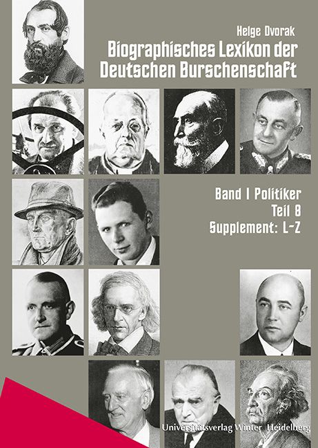 Produktbild: Biographisches Lexikon der Deutschen Burschenschaften / Supplement L-Z