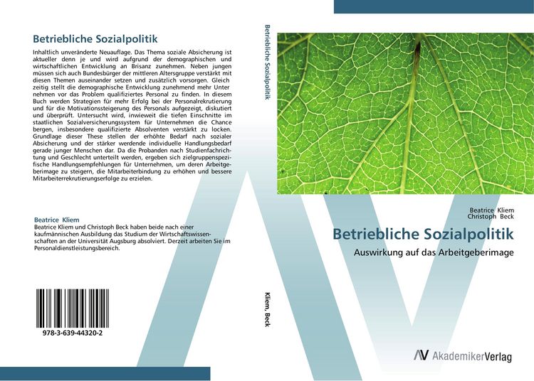 Produktbild: Betriebliche Sozialpolitik