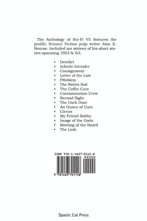Produktbild: Anthology of Sci-Fi V5, the Pulp Writers - Alan E. Nourse