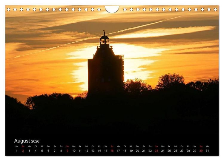 Produktbild: Zeit f&uuml;r... Insel Neuwerk - Himmel, Deiche, Watt und Meer (Wandkalender 2026 DIN A4 quer), CALVENDO Monatskalender