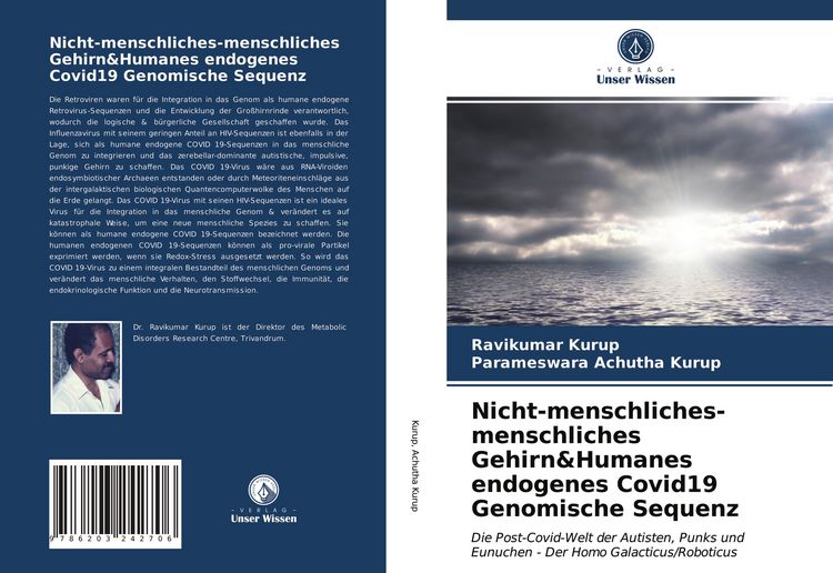 Produktbild: Nicht-menschliches-menschliches Gehirn&Humanes endogenes Covid19 Genomische Sequenz