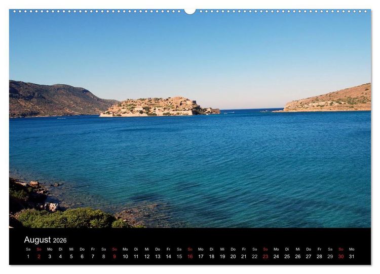 Produktbild: Insel Kreta (Wandkalender 2026 DIN A2 quer), CALVENDO Monatskalender