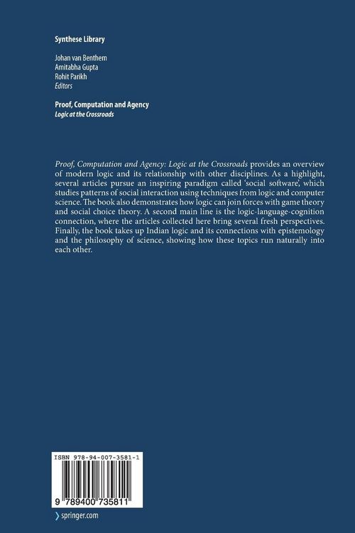 Produktbild: Proof, Computation and Agency
