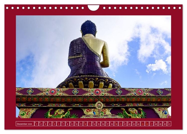 Produktbild: Buddhas & Bhodisattvas (Wandkalender 2026 DIN A4 quer), CALVENDO Monatskalender