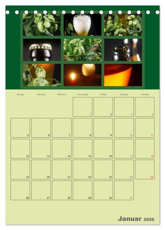 Produktbild: Food (Tischkalender 2026 DIN A5 hoch), CALVENDO Monatskalender