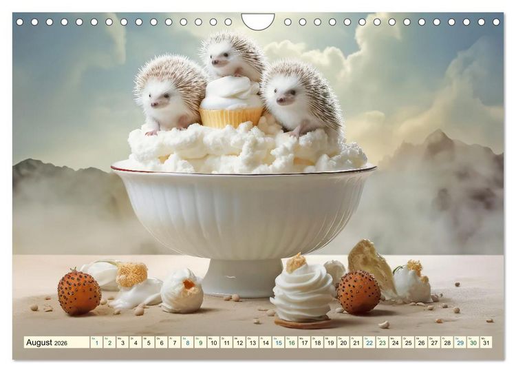 Produktbild: Die Desserttafel ist gedeckt - Humorbilder (Wandkalender 2026 DIN A4 quer), CALVENDO Monatskalender