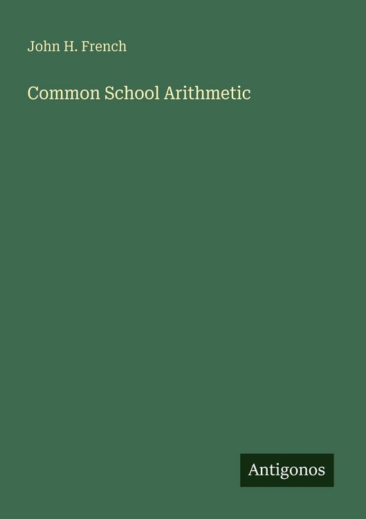 Produktbild: Common School Arithmetic