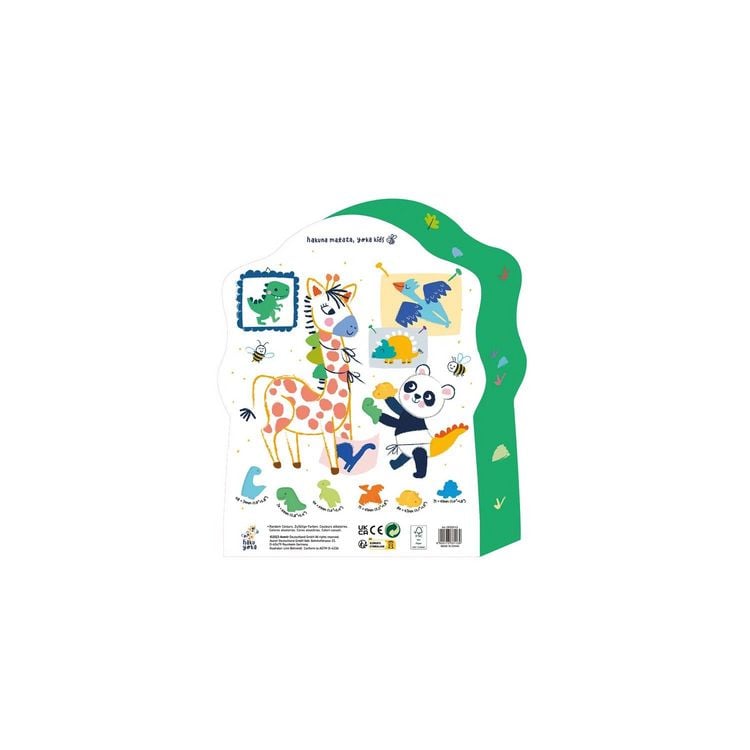 Produktbild: HAKUYOKA - Finger Wachsmalkreide Dino