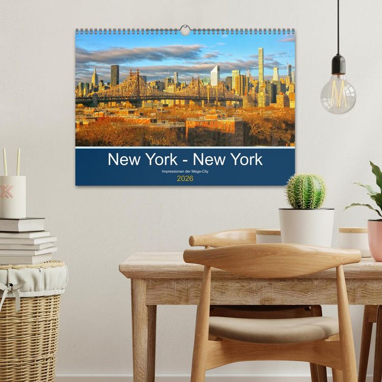 Produktbild: New York - New York. Impressionen der Mega-City (Wandkalender 2026 DIN A3 quer), CALVENDO Monatskalender