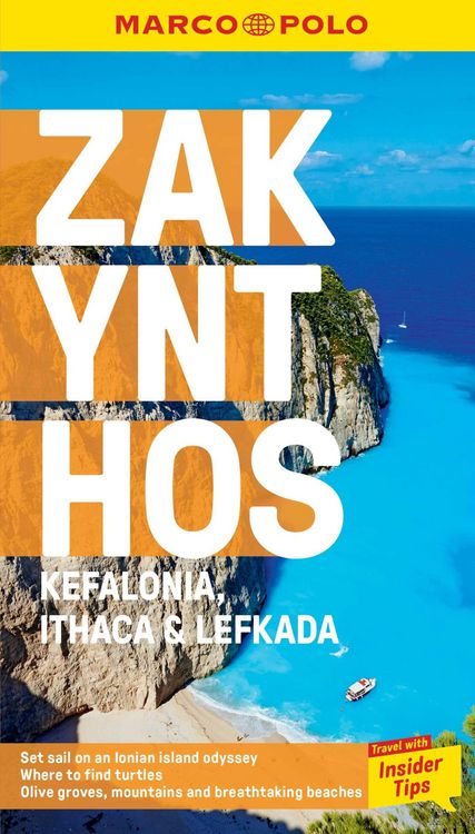 Produktbild: Zakynthos and Kefalonia Marco Polo Pocket Travel Guide - with pull out map