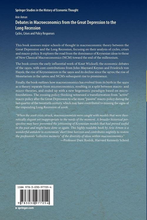 Produktbild: Debates in Macroeconomics from the Great Depression to the Long Recession