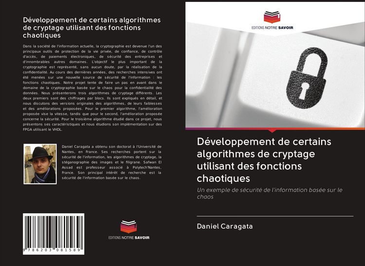 Produktbild: D&eacute;veloppement de certains algorithmes de cryptage utilisant des fonctions chaotiques