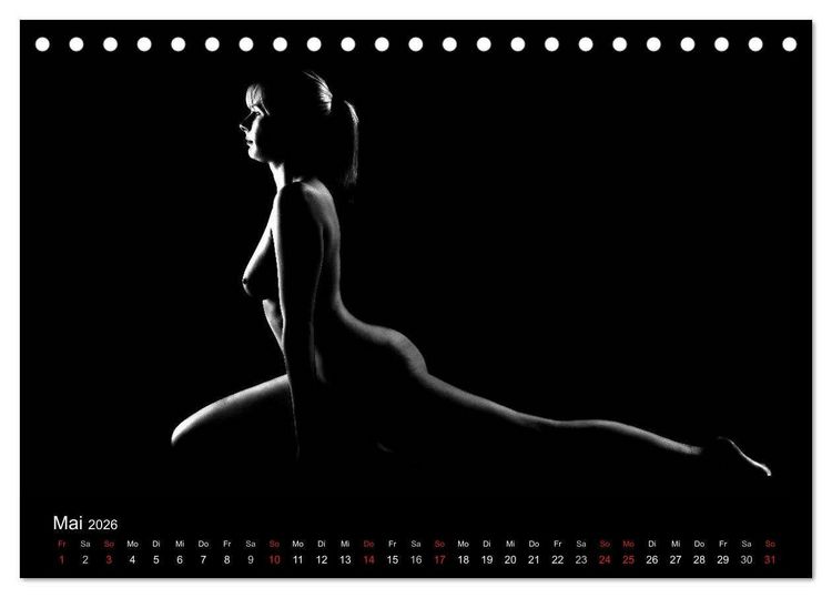 Produktbild: Kunstakt (Tischkalender 2026 DIN A5 quer), CALVENDO Monatskalender
