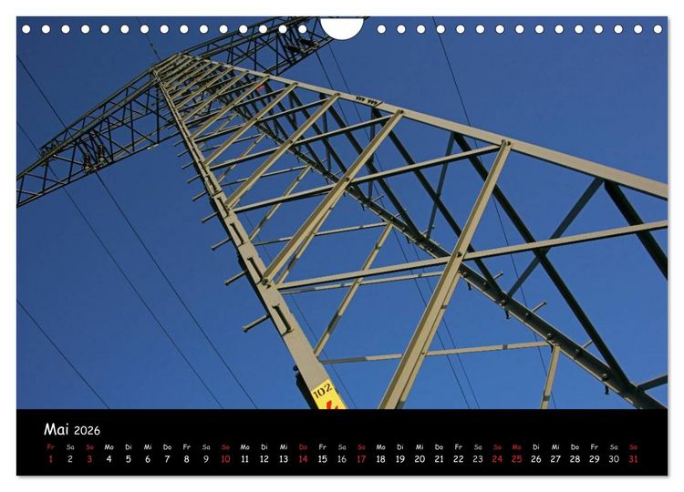 Produktbild: Unter Strom (Wandkalender 2026 DIN A4 quer), CALVENDO Monatskalender