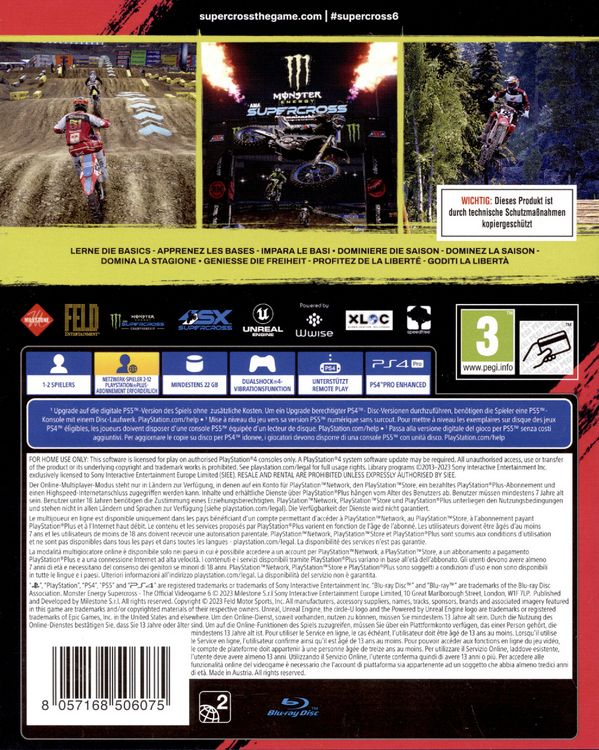 Produktbild: Monster Energy Supercross 6 - The Official Videogame