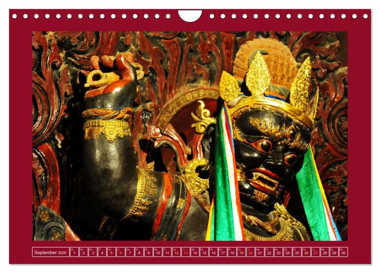 Produktbild: Buddhas & Bhodisattvas (Wandkalender 2026 DIN A4 quer), CALVENDO Monatskalender