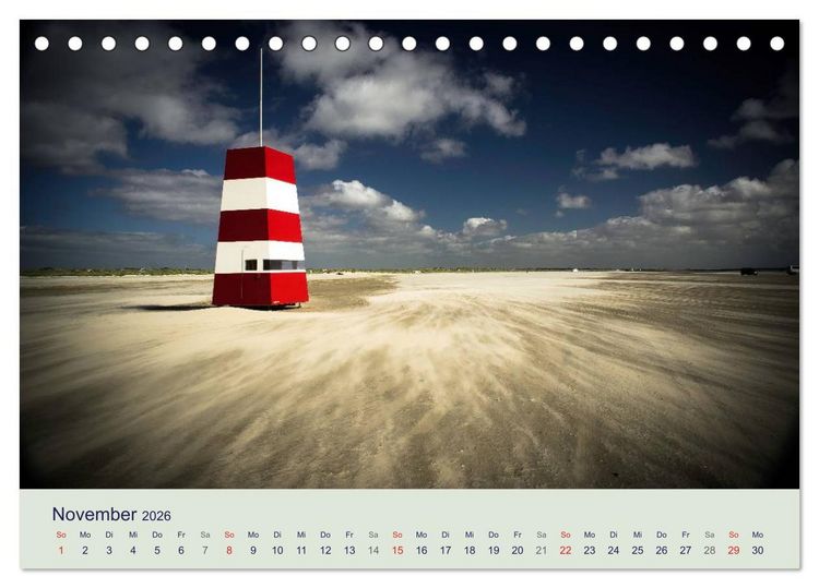 Produktbild: Fan&oslash; - Himmel, Hav og mere (Tischkalender 2026 DIN A5 quer), CALVENDO Monatskalender