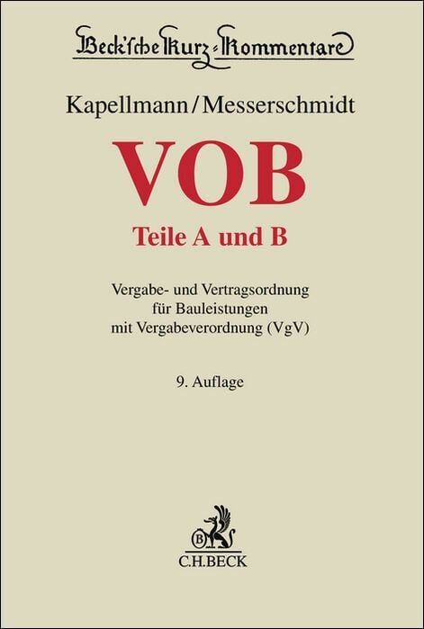 Produktbild: VOB Teile A und B