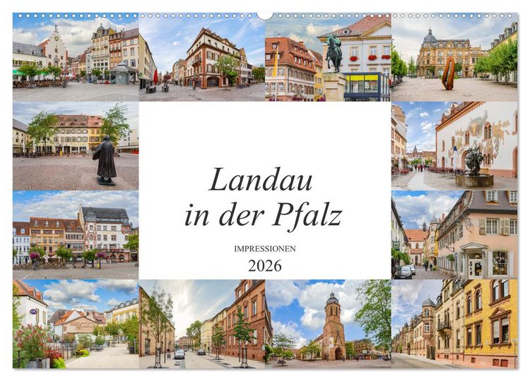 Produktbild: Landau in der Pfalz Impressionen (Wandkalender 2026 DIN A2 quer), CALVENDO Monatskalender