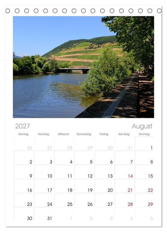 Produktbild: Tischplaner 2027 - Bingen - Idylle am Rhein (A5 Tischkalender zum Aufstellen) CALVENDO
