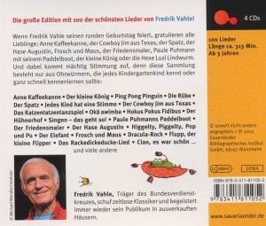 Produktbild: Die 100 sch&ouml;nsten Lieder von Fredrik Vahle