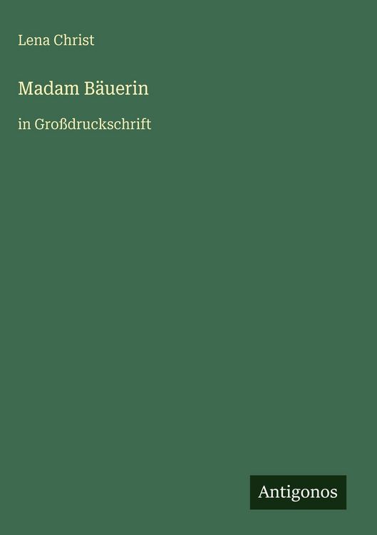 Produktbild: Madam B&auml;uerin