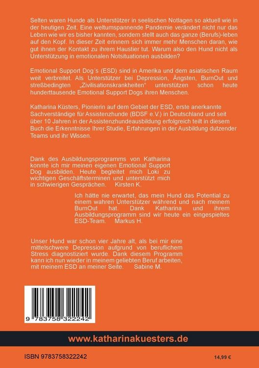 Produktbild: Gemeinsam durch die Krise: Emotional Support Dogs