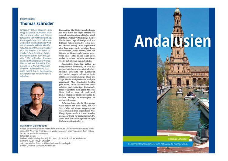 Produktbild: MICHAEL M&Uuml;LLER Reisef&uuml;hrer Andalusien