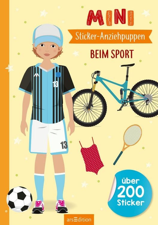Produktbild: Mini-Sticker-Anziehpuppen &ndash; Beim Sport