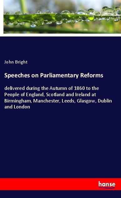 Produktbild: Speeches on Parliamentary Reforms