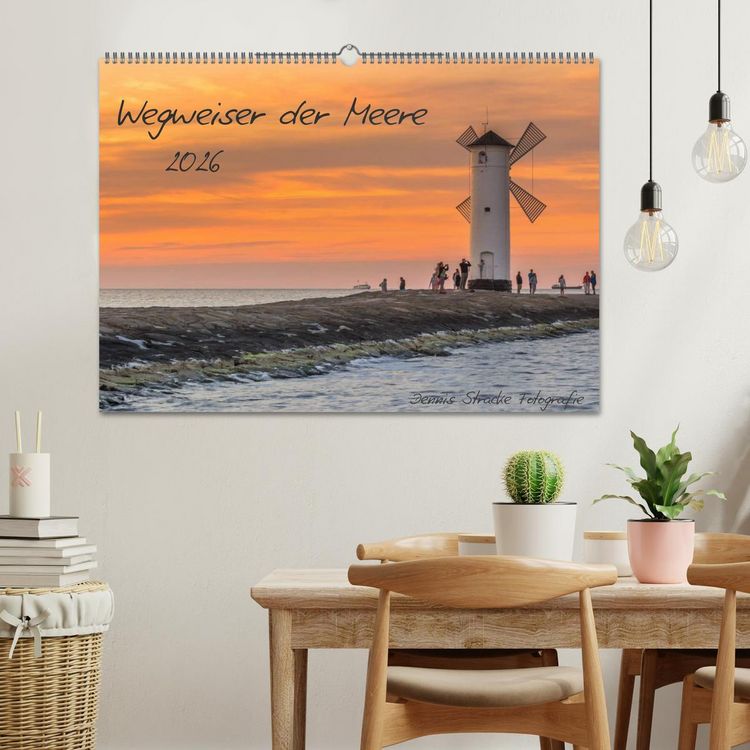 Produktbild: Wegweiser der Meere (Wandkalender 2026 DIN A2 quer), CALVENDO Monatskalender