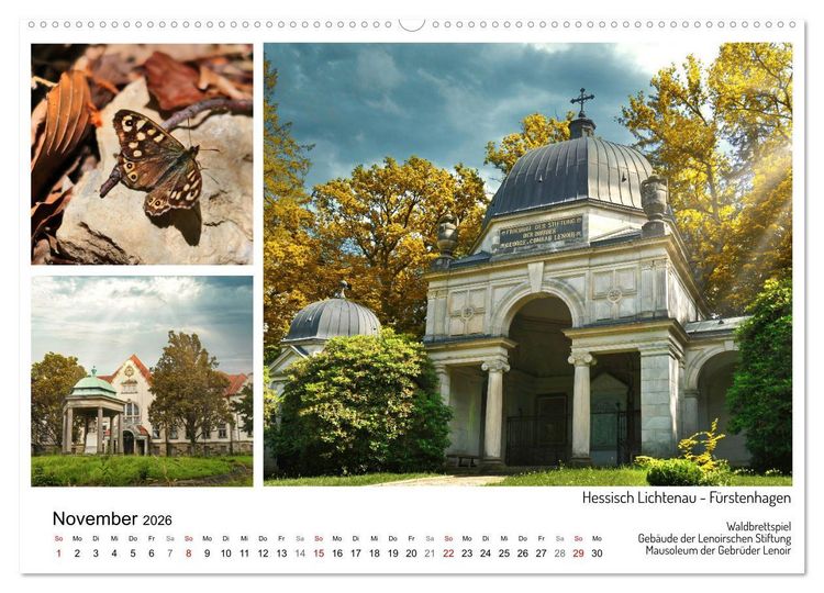 Produktbild: M&auml;rchenhaftes Hessisch Lichtenau (hochwertiger Premium Wandkalender 2026 DIN A2 quer), Kunstdruck in Hochglanz