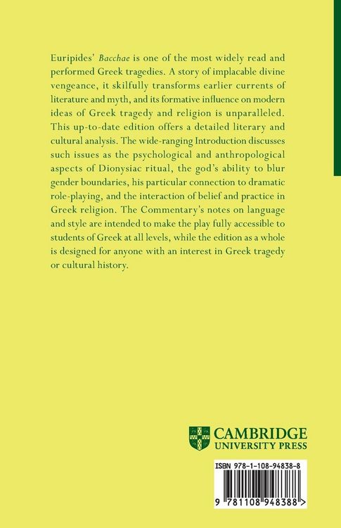 Produktbild: Euripides: Bacchae