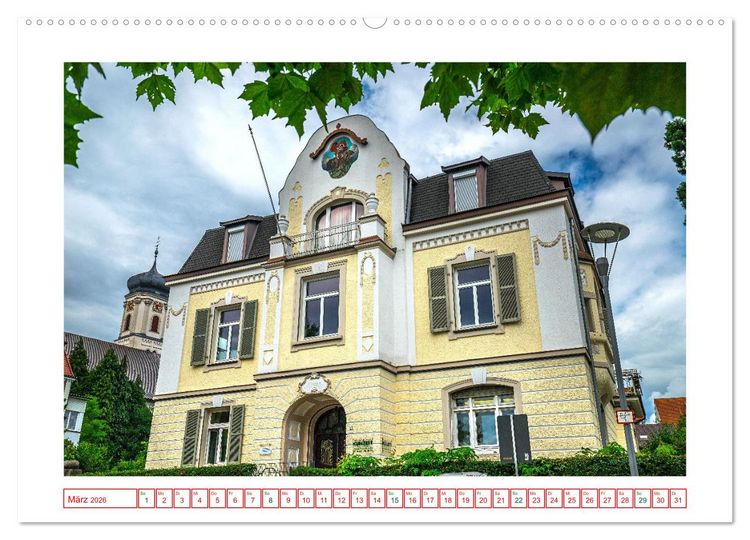 Produktbild: Tettnang - Bilder einer Stadt (Wandkalender 2026 DIN A2 quer), CALVENDO Monatskalender