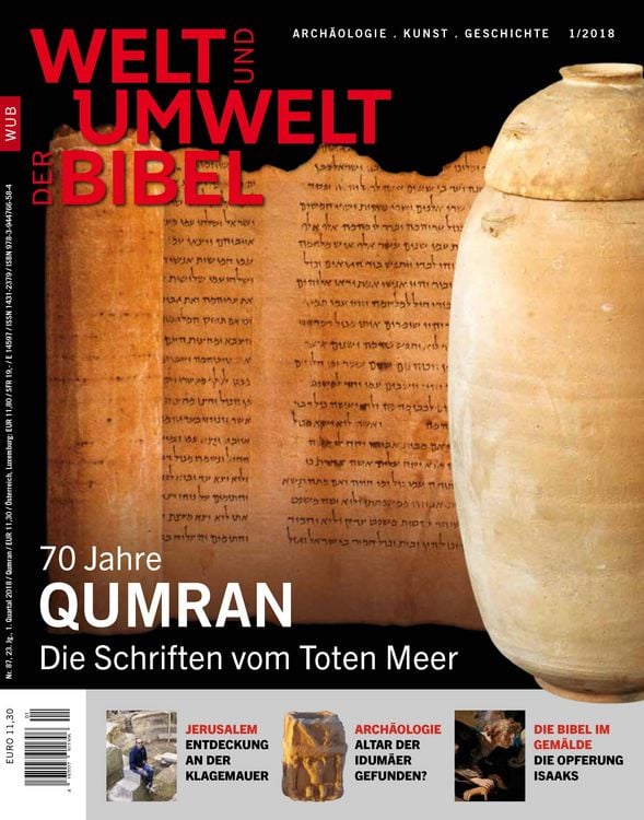 Produktbild: Welt und Umwelt der Bibel / 70 Jahre Qumran
