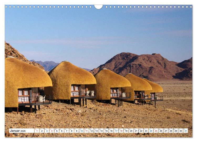 Produktbild: Namibia, Faszination W&uuml;ste und Tierwelt (Wandkalender 2026 DIN A3 quer), CALVENDO Monatskalender