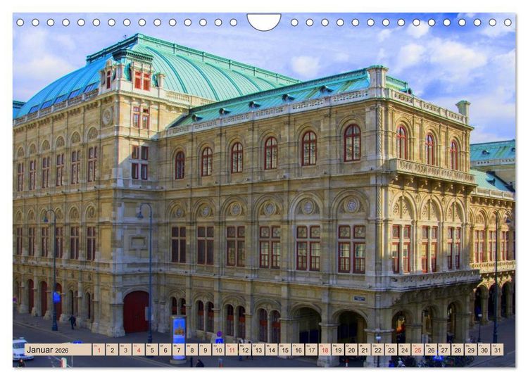 Produktbild: Geliebtes Wien. &Ouml;sterreichs Perle an der Donau (Wandkalender 2026 DIN A4 quer), CALVENDO Monatskalender