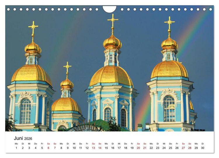Produktbild: Goldenes Russland (Wandkalender 2026 DIN A4 quer), CALVENDO Monatskalender